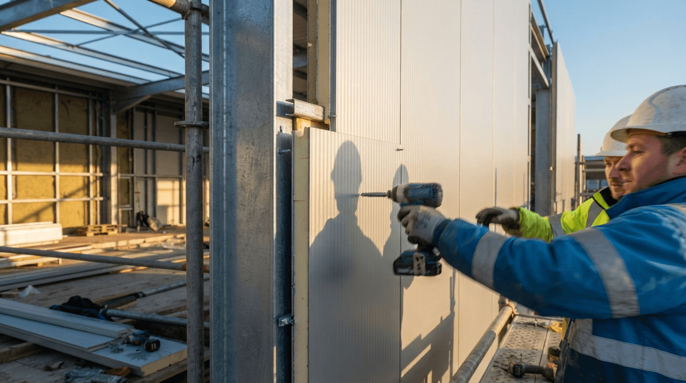 Insulated panel wall