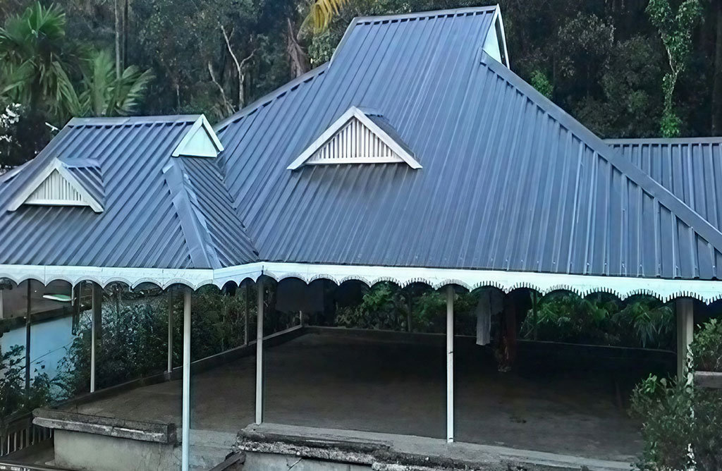 Industrial roof install