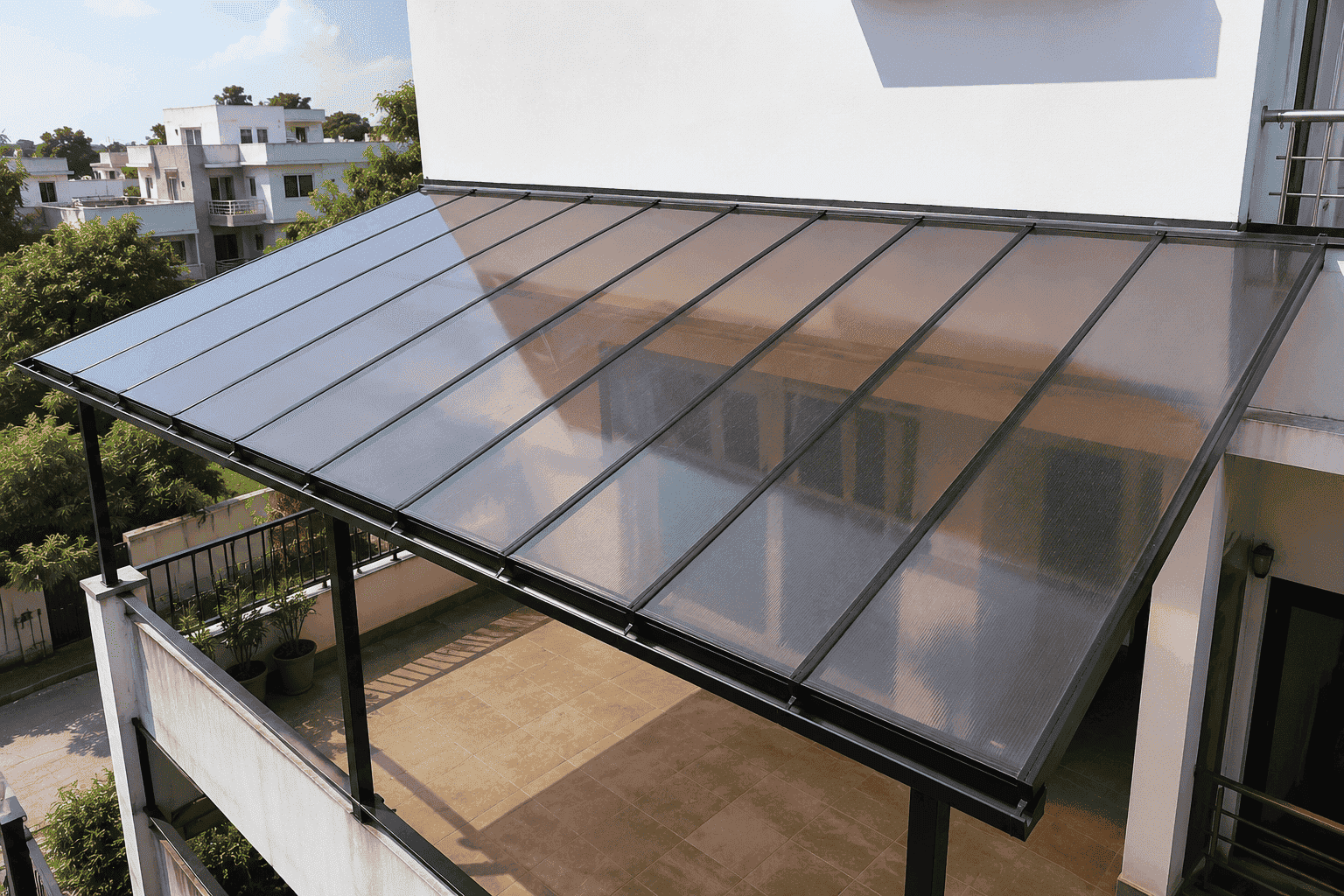Tile Style Polycarbonate Roofing